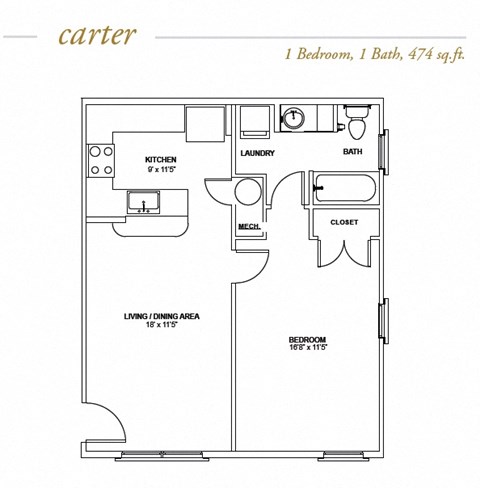 Carter floorplan